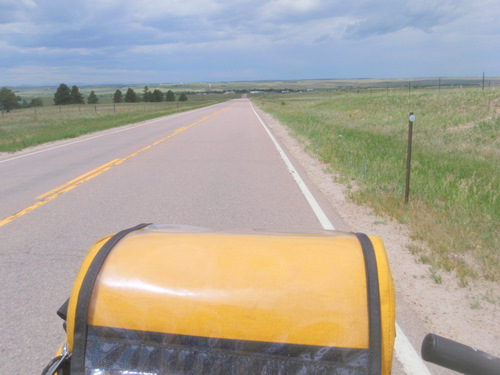 East of Kiowa, Colorado, looking west.